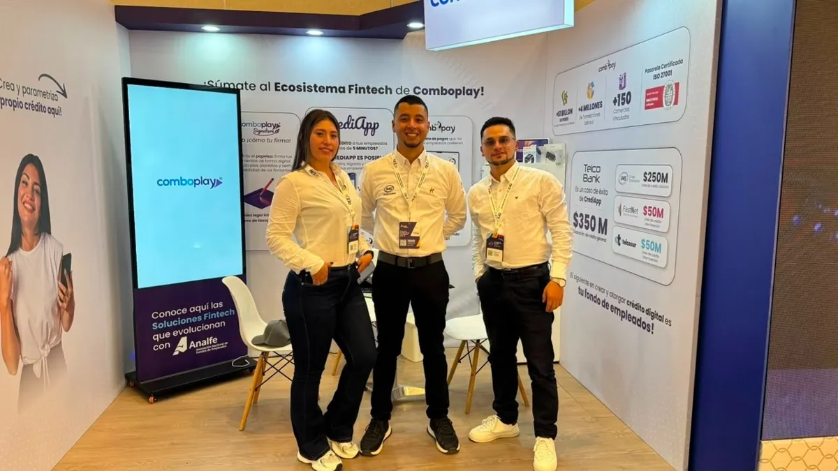 Equipo de soluciones fintech de IMS Grupo Empresarial en Analfe 2026